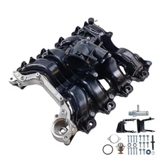 Engine Upper Intake Manifold w/Gasket Thermostat Kit | Fit for Ford E-150 E-250