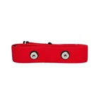 FITCENT Heart Rate Monitor Chest Replacement Strap Adjustable M to XXL, Red 
