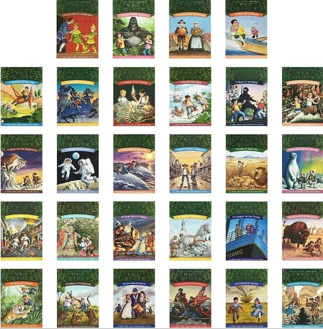 Magic Tree House 31冊セット　ワークブック付き Amazon.com: Magic Tree House: Books 31 & 32: Warriors in Winter
