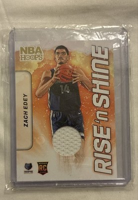 2024-25 Panini Nba Hoops - Rise N Shine Memorabilia Zach Edey #RSM-ZEG (MEM, RC)
