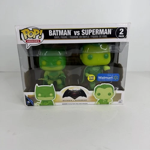 Funko Pop! Vinyl: DC Universe - Batman vs Superman - Walmart (Exclusive) GITD