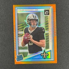 2025 Panini Donruss Optic Tyler Shough Rated Rookie RC Orange /299#LZ