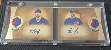 2019 Topps Tier One Kris Bryant Anthony Rizzo Dual Autographed Dual Relic Book
