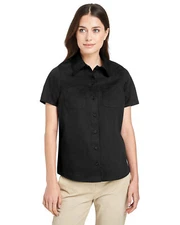 Harriton M585W Ladies Advantage IL Short Sleeve Work Shirt