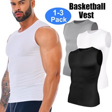 1-3 Pack Light Shaping Vest Body Shaper Compression Tank Top Sleeveless Shirt