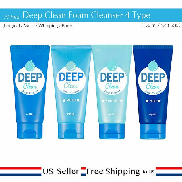 deep clean foam cleanser whipping