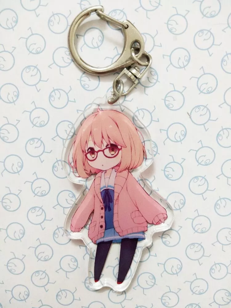 Anime Kyoukai no Kanata Kuriyama Mirai Acrylic Keyring Keychain