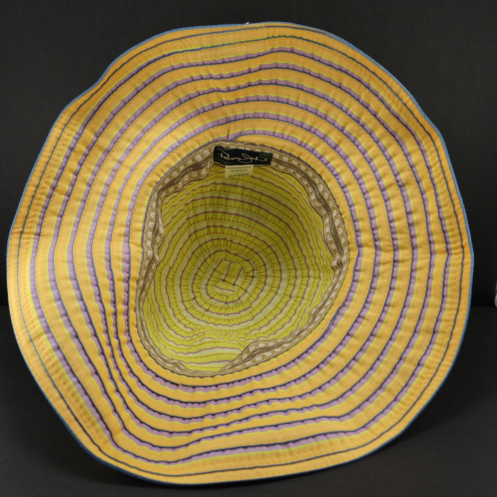 Panama Jack Ladies Yellow Sun Hat, One Size