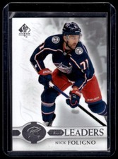 2020-21 SP Authentic True Leaders Nick Foligno #TL-NF Columbus Blue Jackets