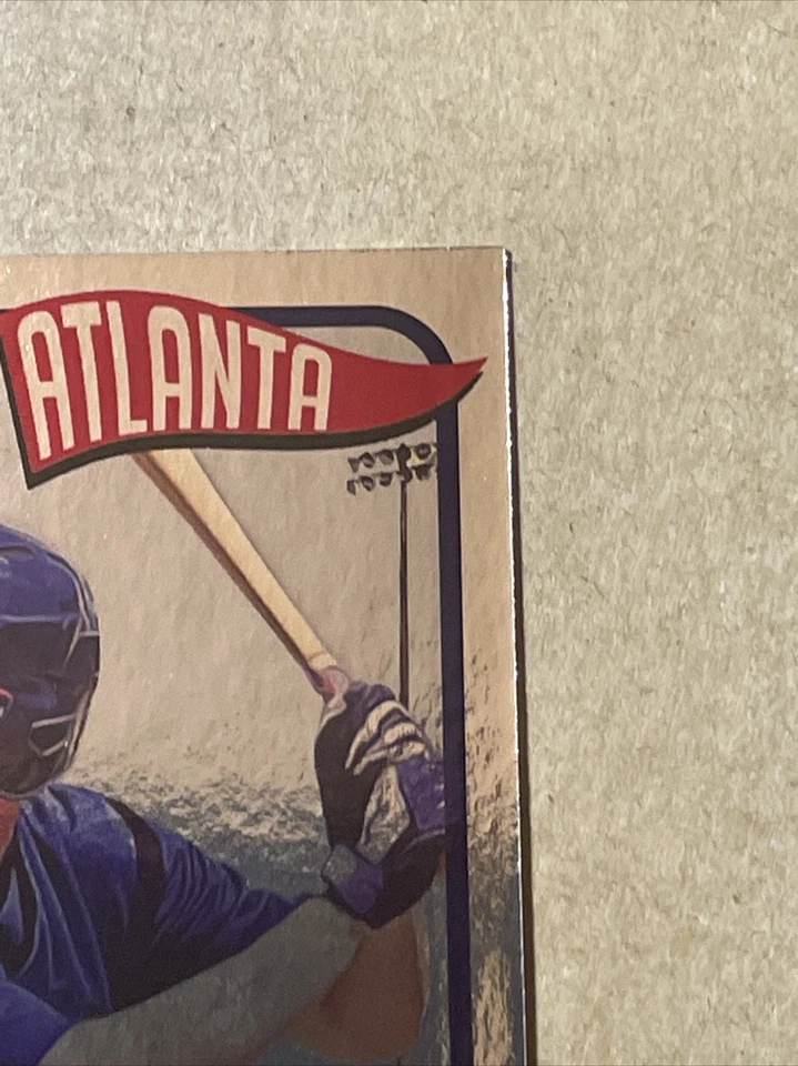 2020 Onyx Nimbus DREW WATERS Silver Parallel AUTO #/325 Atlanta Braves Autograph - Image 3 of 4