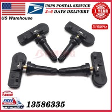 13586335 New Set of 4 Tire Pressure Monitoring TPMS Sensors Fits For Chevy GMC