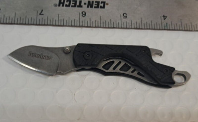 KERSHAW 1025 CINDER FOLDING FOLDER KEYCHAIN POCKET KNIFE PLAIN EDGE BLADE