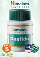 Confido Himalaya ORGANIC 5 box 300 TABLETS USA MEN'S HEALTHS CARE