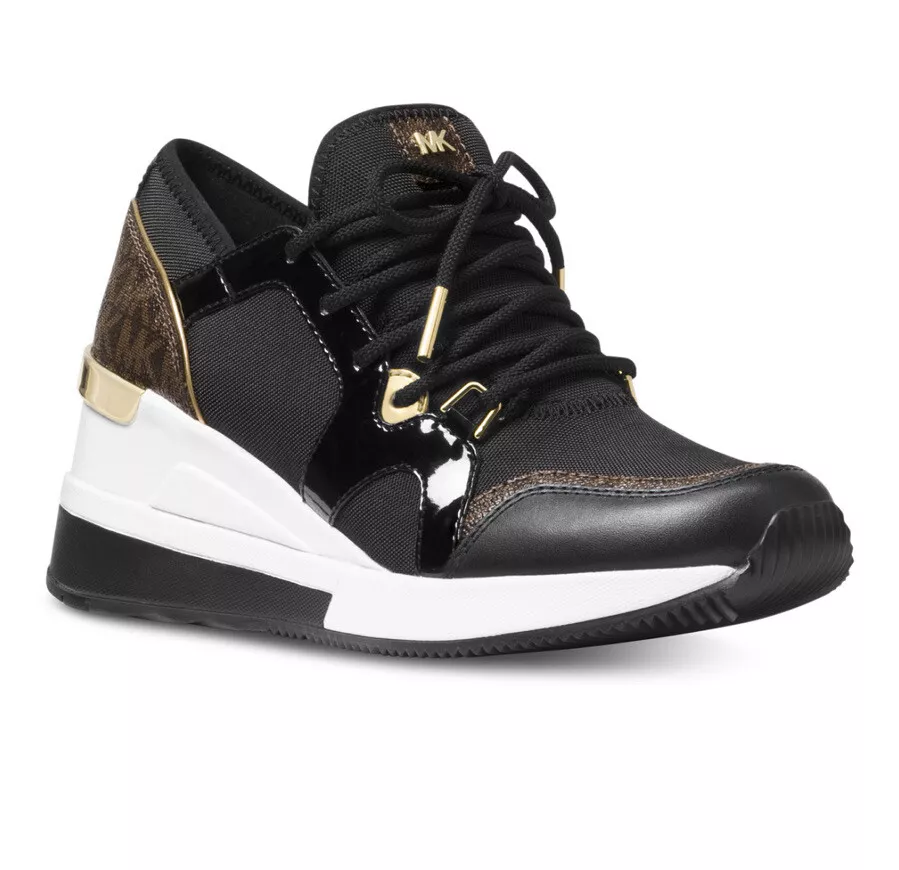 Michael Kors Sneakers Liv Trainer Black 001 The Little Green Bag #1 Michael Kors Sneakers Liv Trainer Black 001 The Little Green Bag