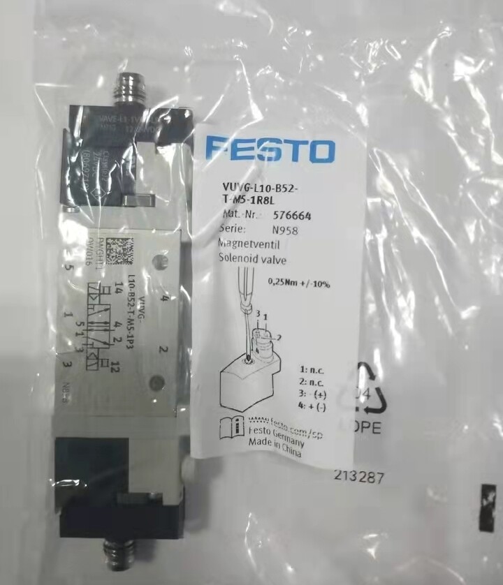 Festo Ebay 1pcs FESTO VUVG-L10-B52-T-M5-1R8L solenoid valve 576664 | eBay