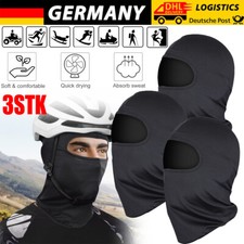 3Stk Winter Sturmhaube Motorrad Balaclava Maske Fahrrad Winddicht Warme Ski Mask