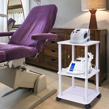 Rolling Trolley Cart Beauty Salon SPA Equipment Machine Storage Organizer Stand