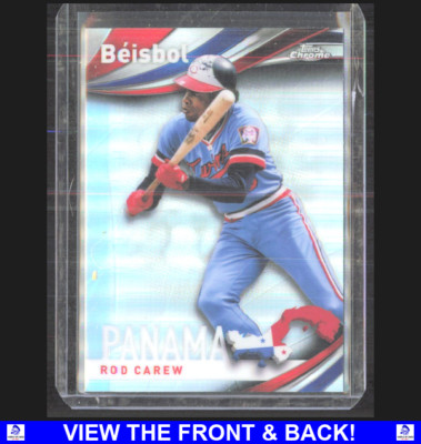Rod Carew 2021 Topps Chrome Beisbol Holo Panama MIN Twins B5