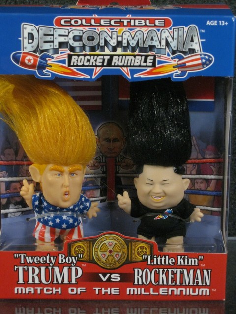 Collectible Defcon-Mania - Donald Trump & Kim Jong-un Troll Dolls