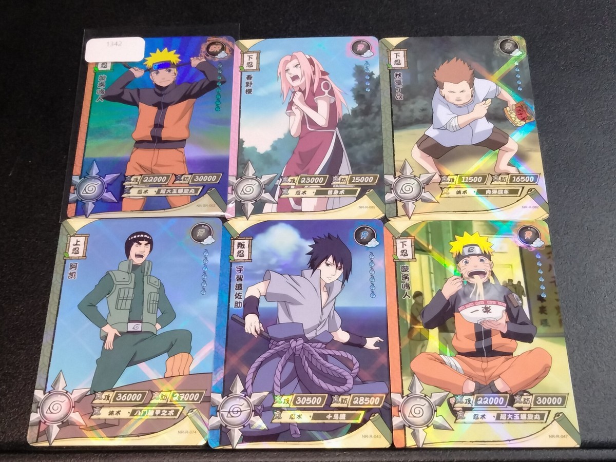 Naruto Uzumaki 6 Card Naruto Shippuden Trading Card Anime