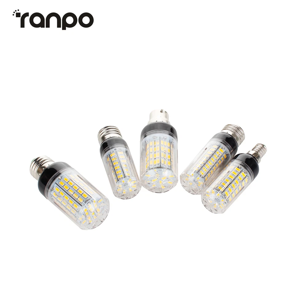 E27 E14 E12 E26 B22 9 - 35W 5730 SMD LED Corn Bulb Light Bright 110V 220V DC 12V - Image 4 of 4