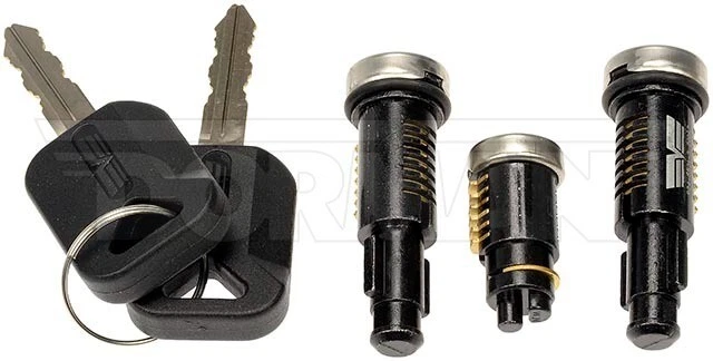 Cilindro de bloqueo de puerta Dorman 924-5531 con cilindro de encendido se adapta a Volvo VNL Foto 4 de 4