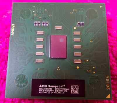d AMD 1999 Sempron SDA2300DUT3D 2712272ES1440 BCXJB 0521DPMW Processor 4309