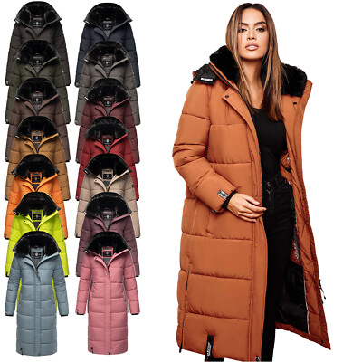 Marikoo warme Damen Winter Jacke Winterjacke Parka Stepp Mantel lang B936 NEU