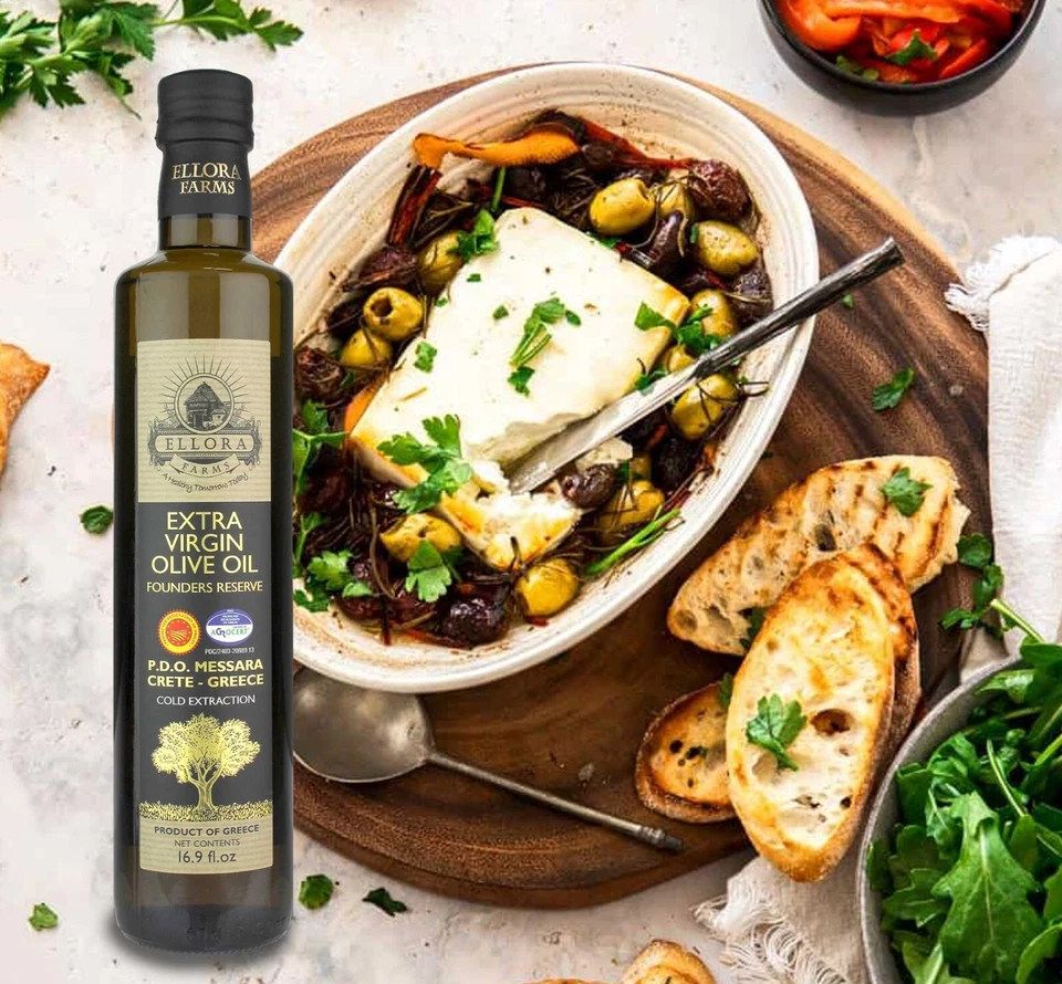 Ellora Farms, Greek Extra Virgin Olive Oil, Certified PDO Messara, Keto, 17 oz.  - Image 4 of 4