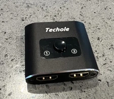 New HDMI Switch 4K HDMI Splitter Techole Aluminum Bi-Directional HDMI Switcher