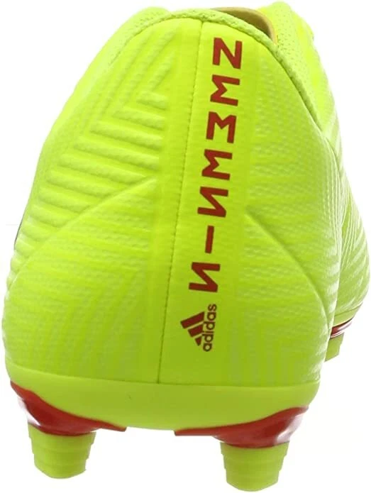 adidas Men s Nemeziz 18.4 FG Soccer Cleats BB9440 Yellow Blue Red