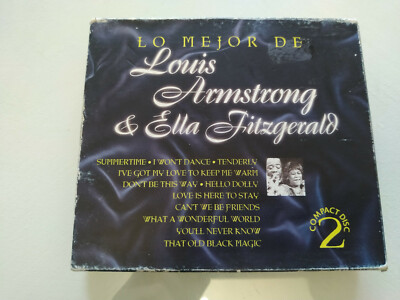 Louis Armstrong & Ella Fitzgerald Lo Mejor De 2001 - 2 X CD - 2T