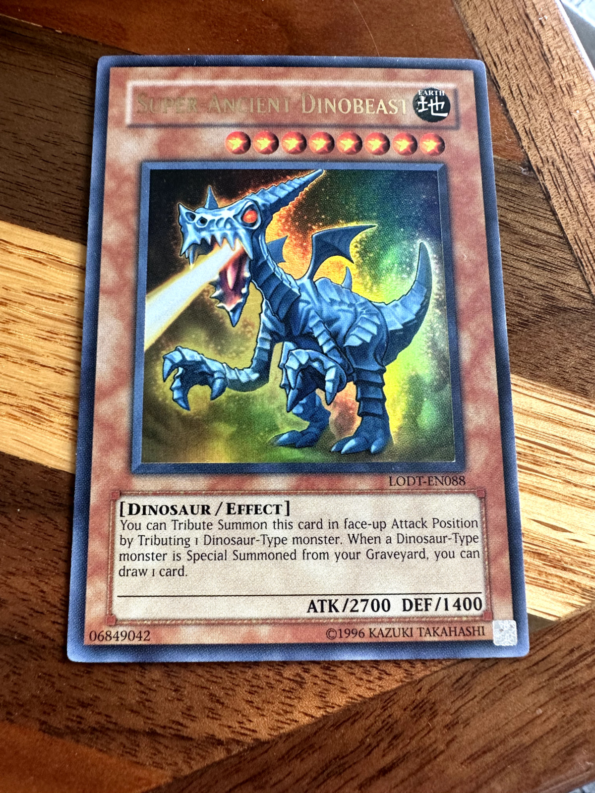 Super-Ancient Dinobeast LODT-EN088 Unlimited Edition Ultra Rare VLP + BONUS