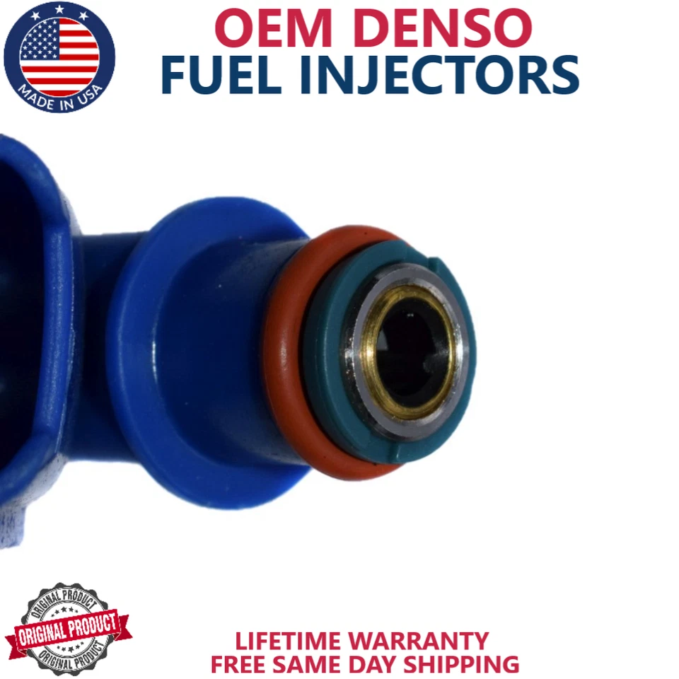 INYECTORES DE COMBUSTIBLE NUEVOS OEM DENSO x4 para Pontiac Vibe 2005, 2006, 2007 1,8 L I4 Foto 2 de 3