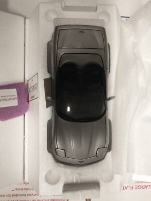 Franklin MINT Diecast 1998 Corvette Convertible Silver
