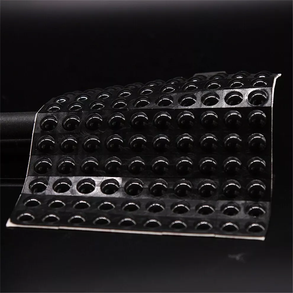 small BLACK 3M Electronics RUBBER FEET SELFADHESIVE Furniture Pads 8mm x 2mm