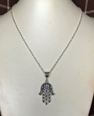 Sliding armband Hamsa hand rosé | 925 Sterling Zilver
