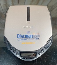 Sony CD Discman Model D-E301 ESP Protection Mega Bass  Powers/Won't Read Disc