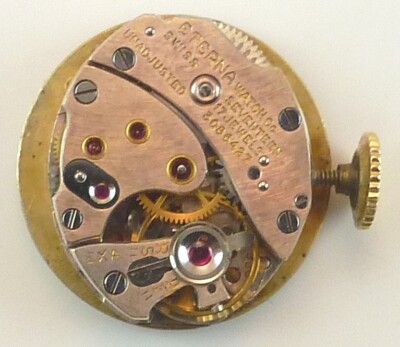 Mouvement Mécanique Vintage Hamilton 757 LDS - Pour Pièces Ou Réparation, Balancier Fonctionnel
