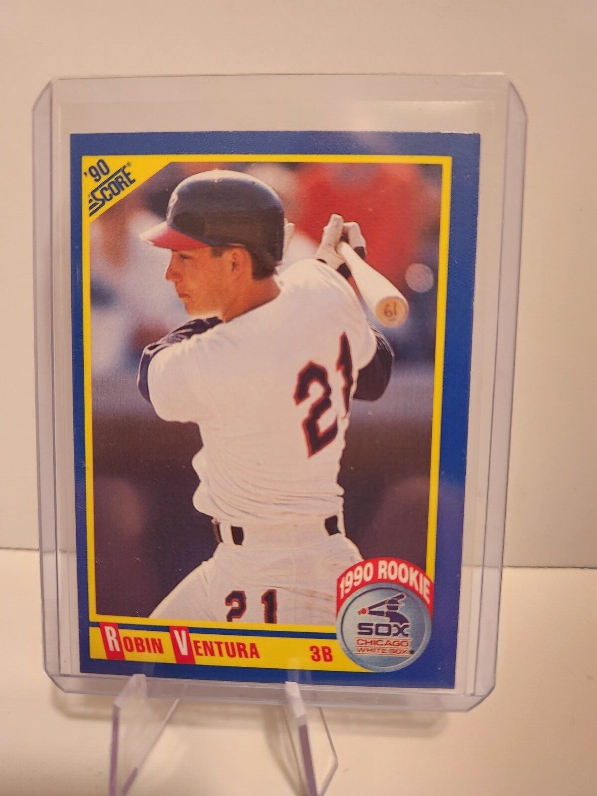 1990 Score Robin Ventura ROOKIE Chicago White Sox 595 GEM MINT eBay