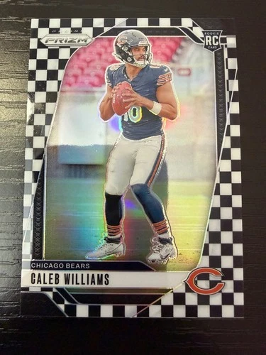 2024 Panini Prizm - Rookies Caleb Williams #301 Black & White Checker Prizm (RC)