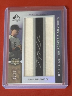 2007 SP Authentic - By the Letter Rookie Signatures Troy