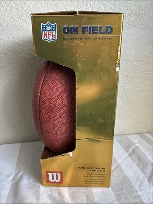 Official NFL Authentic Wilson On Field Game Ball Football SIGNED