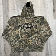 Mossy Oak Break up Infinity Pull Over Camo Outdoor Hunting Hoodie Size 2XL