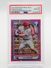 AIDAN MILLER 2024 BOWMAN CHROME MEGA BOX PINK 1ST #BCP-27 /199 PSA 10 Q4302