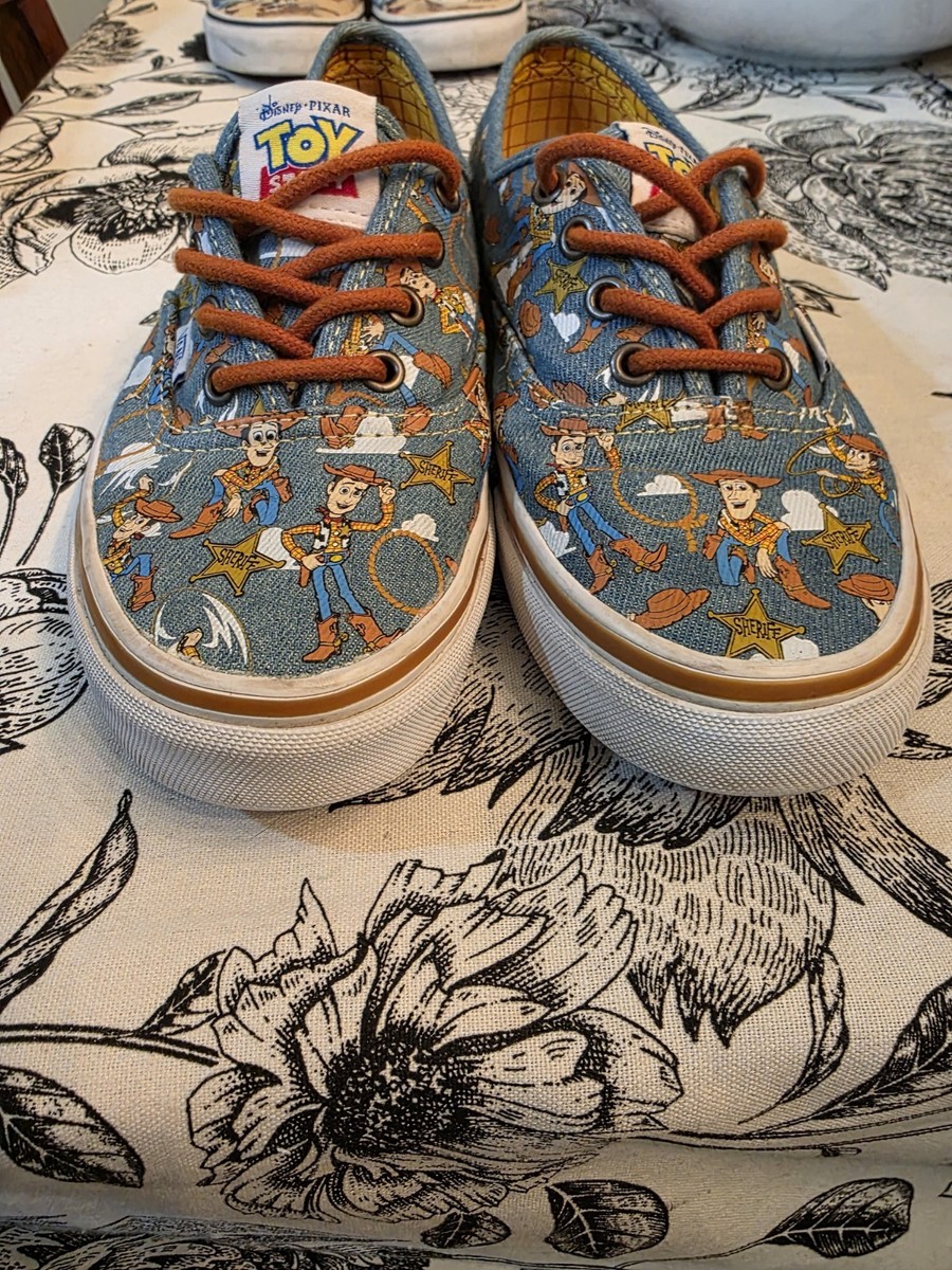VANS x Disney Pixar Toy Story Authentic Woody Sneakers Limited