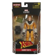 HASBRO MARVEL LEGENDS X-MEN SERIES - SABRETOOTH w BONEBREAKER BAF PIECE