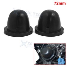 Universal PVC Rubber Housing Seal Caps, Dust Cover, for Headlight Retrofit 72mm