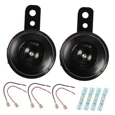 2 Pcs Disc Horn High Low Universal Motorcycle Electric Horns 12V 105 dB fit