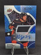 2021-22 Upper Deck Allure - Mason McTavish Blue Line Rookie Jersey Auto  /75